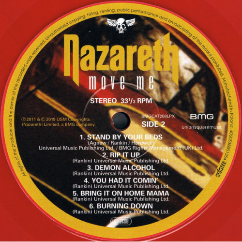 Вініловий диск Nazareth: Move Me