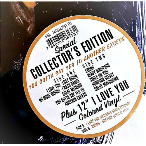 Вініловий диск Yello: You Gotta Say Yes to Another Excess /2LP