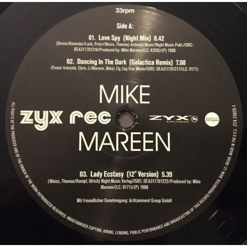 Вініловий диск Mike Mareen: Greatest Hits & Remixes
