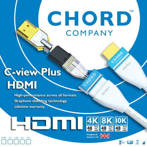 CHORD C-view Plus HDMI 8k (48Gbps) 2m