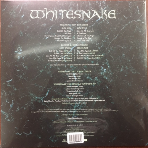 Вініловий диск Whitesnake: 1987 /2LP