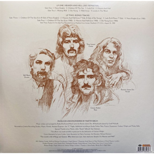 Вініловий диск Black Sabbath: Heaven AndHell /2LP