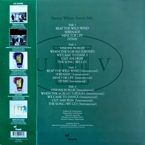 Вініловий диск Ultravox: Quartet /2LP