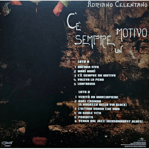 Вініловий диск Adriano Celentano: C'e Sempre Un Motivo