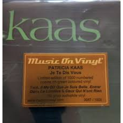 Вініловий диск Patricia Kaas: Je Te Dis Vous /2LP