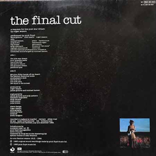 Вініловий диск Pink Floyd: Final Cut