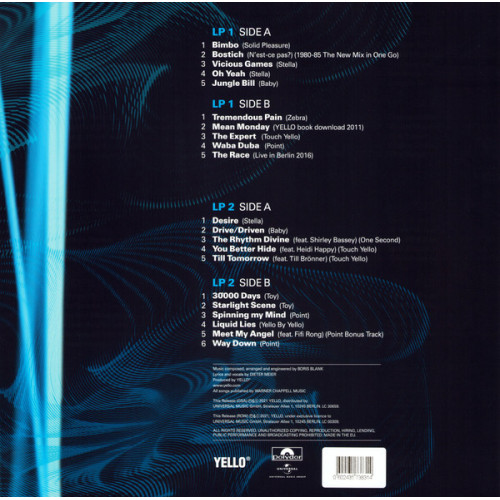 Вініловий диск Yello: Yello 40 Years /2LP