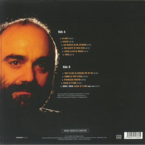 Вініловий диск Demis Roussos: Le Grec