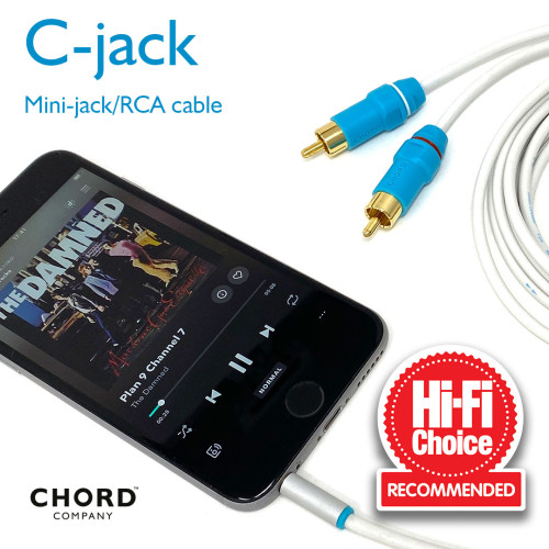 CHORD C-Jack 3.5mm Stereo to 2RCA 0.75m