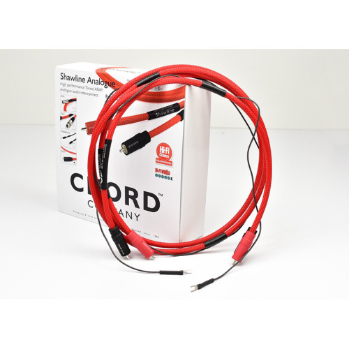 CHORD ShawlineX 2RCA to 2RCA Turntable (with fly lead) 1.2m