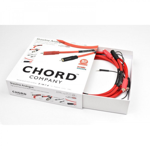 CHORD ShawlineX 2RCA to 2RCA Turntable (with fly lead) 1.2m