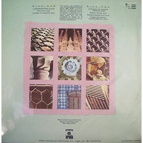 Вініловий диск The Alan Parsons Project: Gaudi