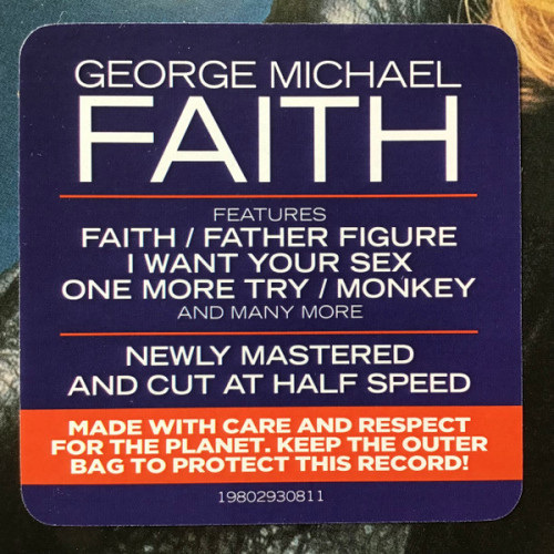 Вініловий диск George Michael: Faith