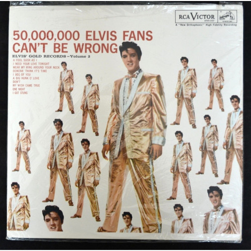 Вініловий диск Elvis Presley: 50.000.000 Elvis Fans Can't Be Wrong